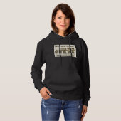 Coffee Evolution Chart | Funny Panda Morning パーカ (正面フル)