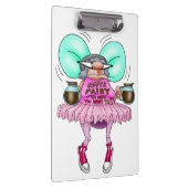 Coffee Fairyおもしろい Workplaceクリップボード クリップボード (右)