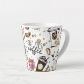  coffee first カフェラテマグ (右アングル)