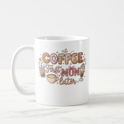 coffee first コーヒーマグカップ (左)