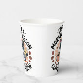 Coffee-First Attitmentおもしろい猫デザイン 紙コップ (右)