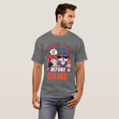 Coffee First before Game friend Tシャツ (正面フル)