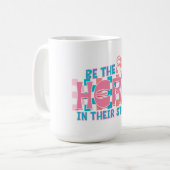 "Coffee First, Conquer the World Later コーヒーマグカップ (正面左)