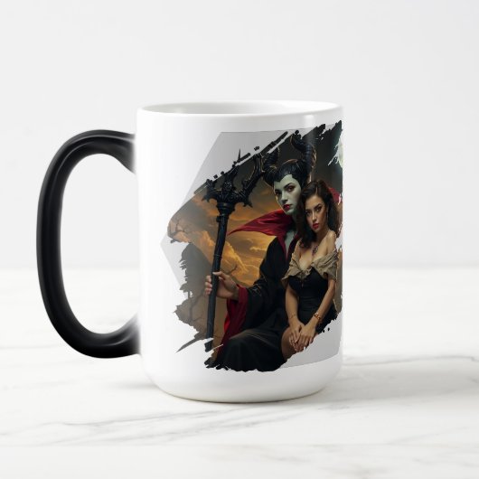 Coffee First, Everything Else Late Mug モーフィングマグカップ (左)