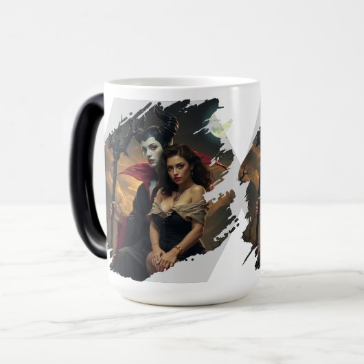 Coffee First, Everything Else Late Mug モーフィングマグカップ (正面左)