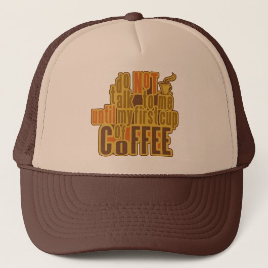 COFFEE FIRST hat – 色を選択 キャップ (正面)