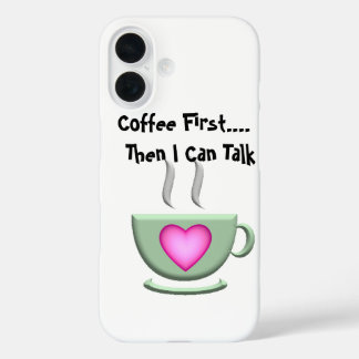 Coffee First iPhoneケース iPhone 16ケース