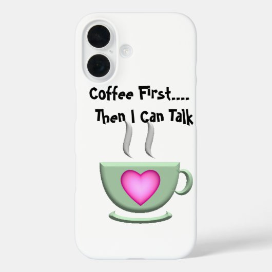 Coffee First iPhoneケース Case-Mate iPhoneケース (裏面)