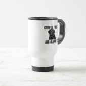 Coffee First. Lab Always. – Black Labrador Coffee トラベルマグ (正面右)