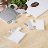 Coffee First – Morning Motivation for True Caffein ジグソーパズル (側面)