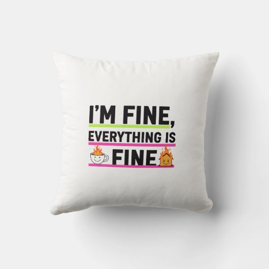 Coffee First Morning Sticker クッション (裏面)