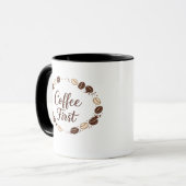 Coffee First Mug for Coffee Lovers マグカップ (正面左)