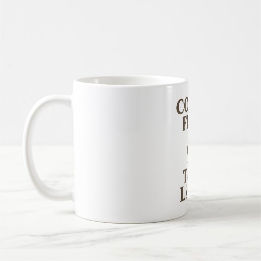 Coffee First Talk Later Vintage Coffee Lover  コーヒーマグカップ (左)