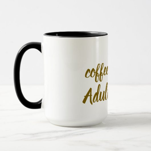 Coffee First Tee – Funny & Tren マグカップ (左)