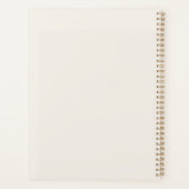 Coffee & Flowers Planner for Book Lovers プランナー手帳 (裏面)