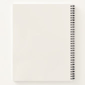 Coffee & Flowers Spiral Notebook for Book Lovers ノートブック (裏面)