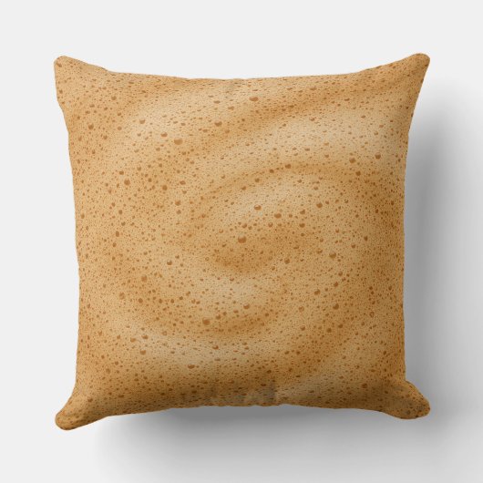 Coffee foam texture  クッション (裏面)