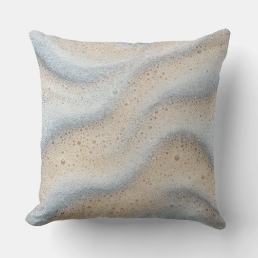 Coffee foam texture  クッション (正面)