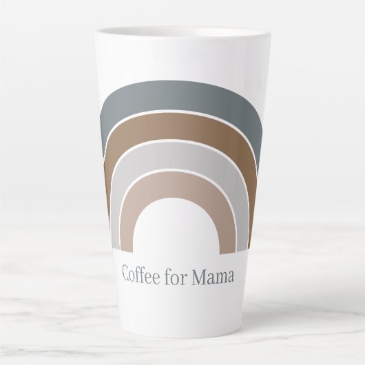 Coffee for Mama Rainbow Mag カフェラテマグ (正面)