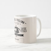 Coffee Fueling – Motivational Personalized Coffee  コーヒーマグカップ (正面右)