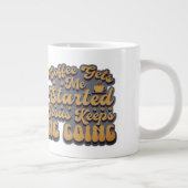 Coffee Gets Me Started ジャンボコーヒーマグカップ (右)