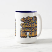 Coffee Gets Me Started ツートーンマグカップ (正面右)