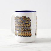Coffee Gets Me Started ツートーンマグカップ (正面左)