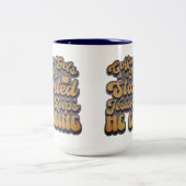 Coffee Gets Me Started ツートーンマグカップ (中央)