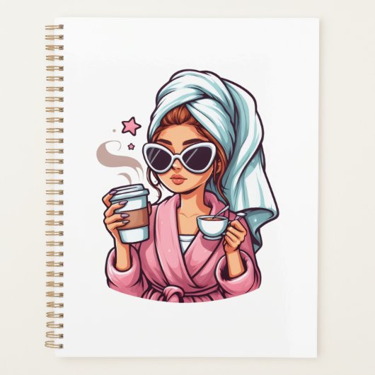 Coffee Girl  プランナー手帳 (正面)