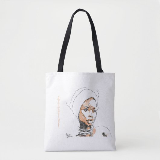 Coffee Girl - Artist - Massimo Pietrobon Tote Bag トートバッグ (正面)