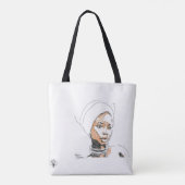Coffee Girl - Artist - Massimo Pietrobon Tote Bag トートバッグ (裏面)