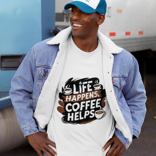 Coffee Given Shirt -おもしろい Life Atcemy Coffee Tシャツ