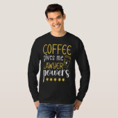 Coffee Gives Me Lawyer Power Lawyer Appreciation Tシャツ (正面フル)