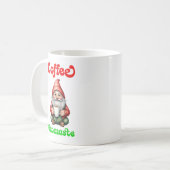 Coffee Gnomaste Mug、格言恋人ギフト、 コーヒーマグカップ (正面左)