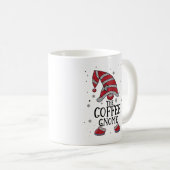 COFFEE Gnome Buffalo Plaid Matching Christmas 2021 コーヒーマグカップ (正面右)