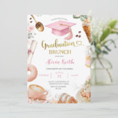 Coffee Graduation party Invitation 招待状 (スタンド正面)