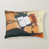 Coffee Grinder by Juan Gris, Cubism Artヴィンテージ アクセントクッション (正面)