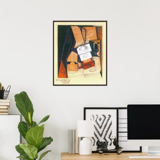 Coffee Grinder by Juan Gris, Cubism Artヴィンテージ ポスター (ホームオフィス)