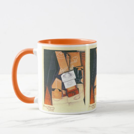 Coffee Grinder by Juan Gris, Cubism Artヴィンテージ マグカップ (左)