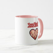 Coffee Helps Me Adult All Day Funny Mom マグカップ (正面右)