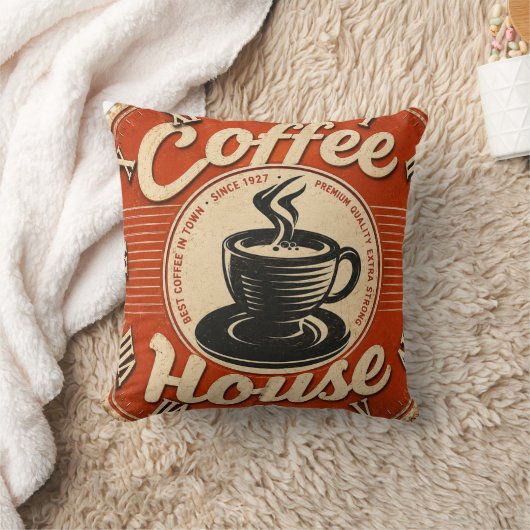 Coffee House クッション (ブランケット)