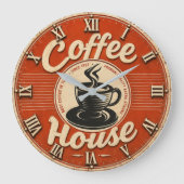 Coffee House ラージ壁時計 (正面)