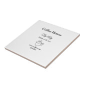 Coffee house made with love add text website socia タイル (側面)