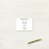 Coffee house made with love add text website socia ポストイット (デスク上)