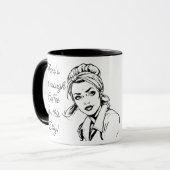 Coffee Humor | Funny Sarcastic Quote マグカップ (正面左)