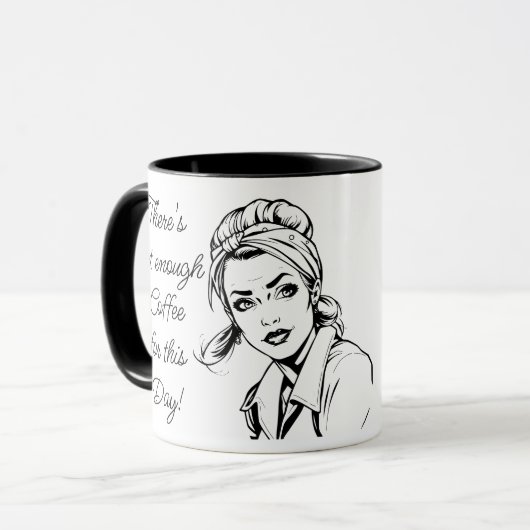 Coffee Humor | Funny Sarcastic Quote マグカップ (正面左)