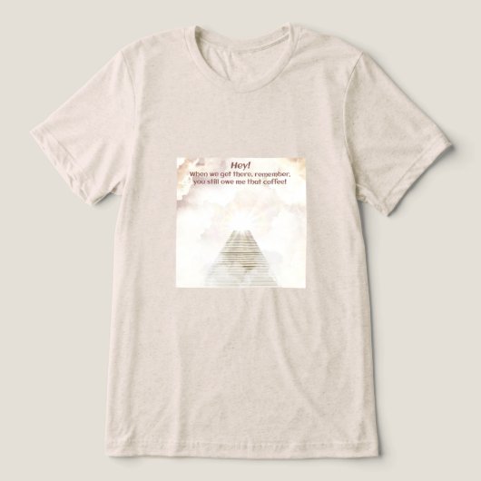 Coffee in heaven トライブレンドＴシャツ (デザイン正面)