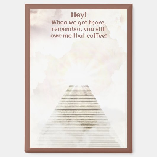 Coffee in heaven マグネット (正面)