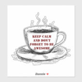 Coffee In The Morning Is My Love シール (シート)