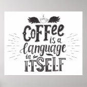 Coffee Is A Language In Itself ポスター (正面)